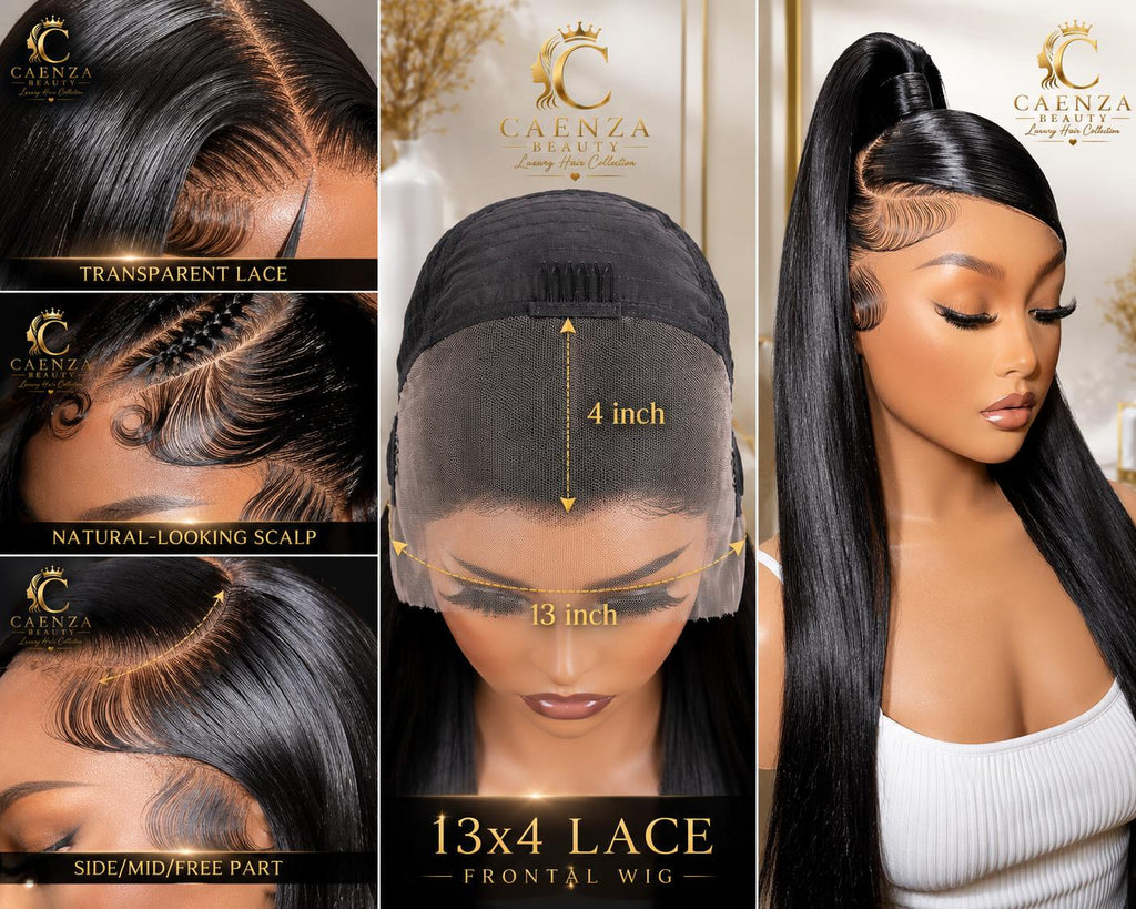 18" Straight HD Lace Wig-100% human Hair | 13x4 | 180% Density