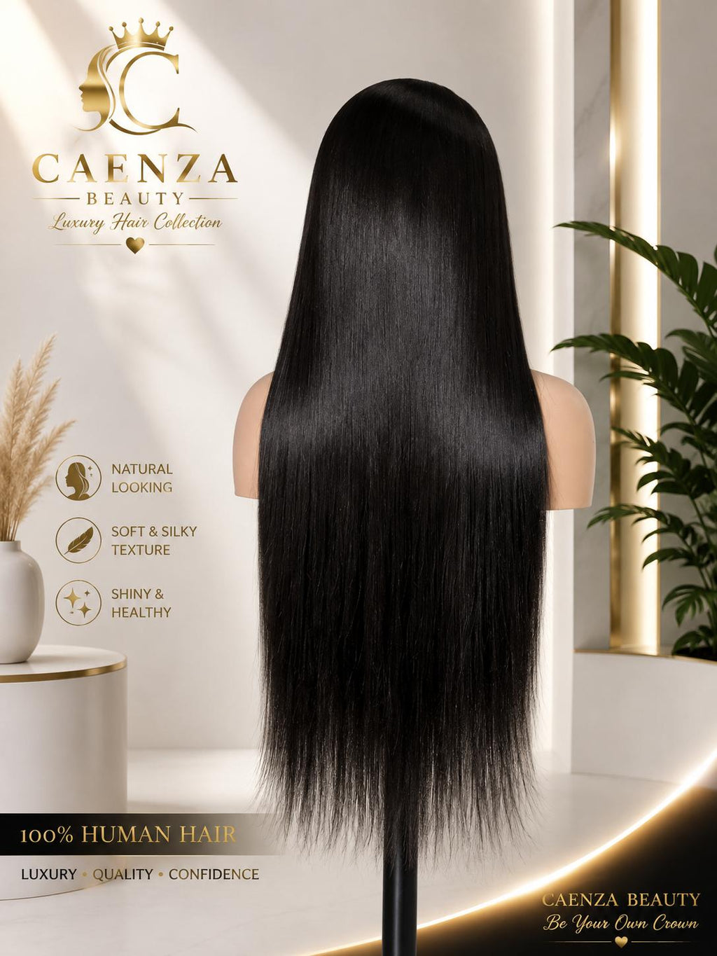 18" Straight HD Lace Wig-100% human Hair | 13x4 | 180% Density