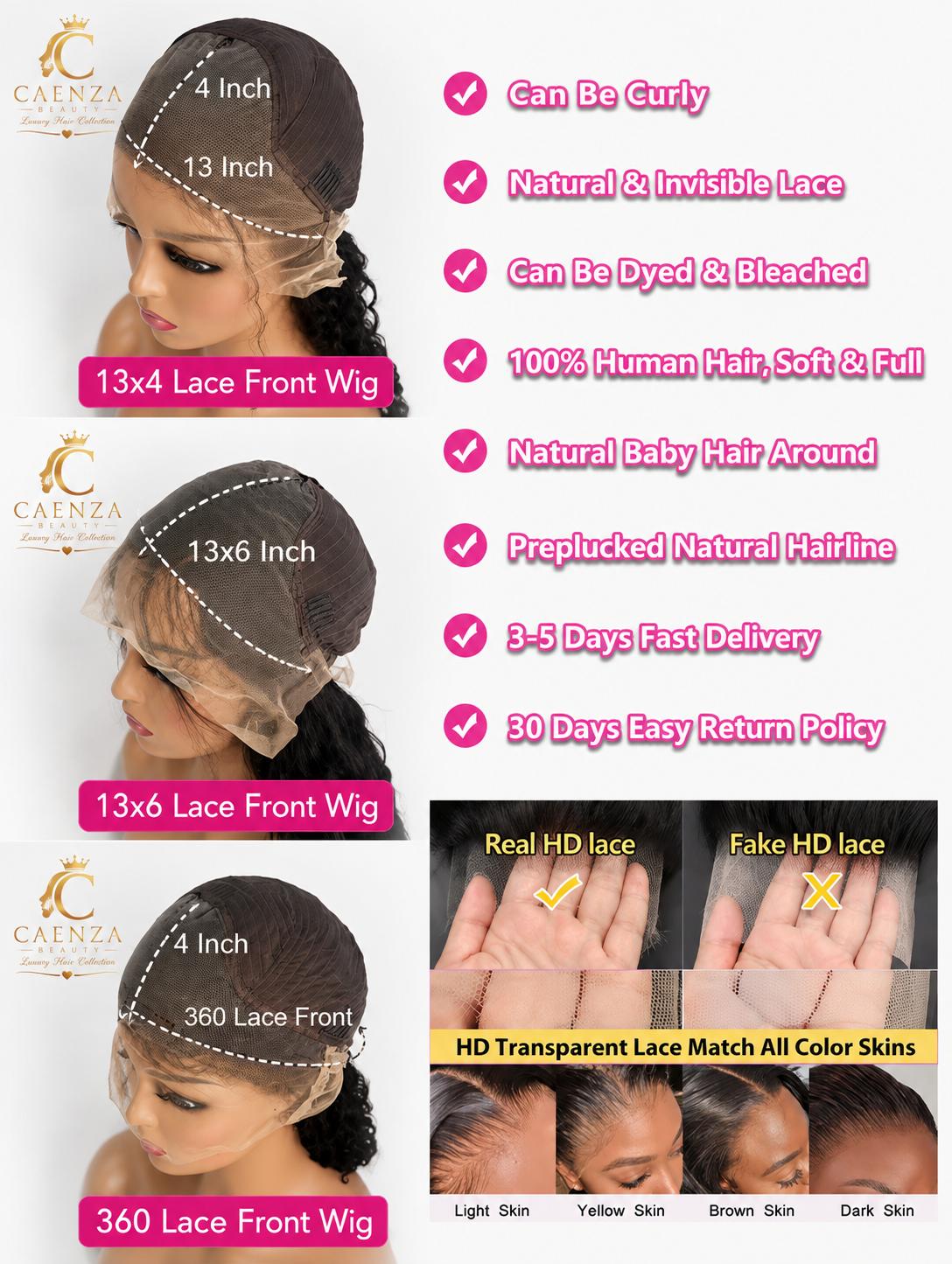 20” Body Wave HD Lace Wig (13×4) | 180% Density | 100% Human Hair