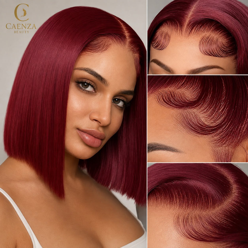 8 Inch Straight Bob Wig – 180% Density Human Hair