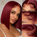 8 Inch Straight Bob Wig – 180% Density Human Hair
