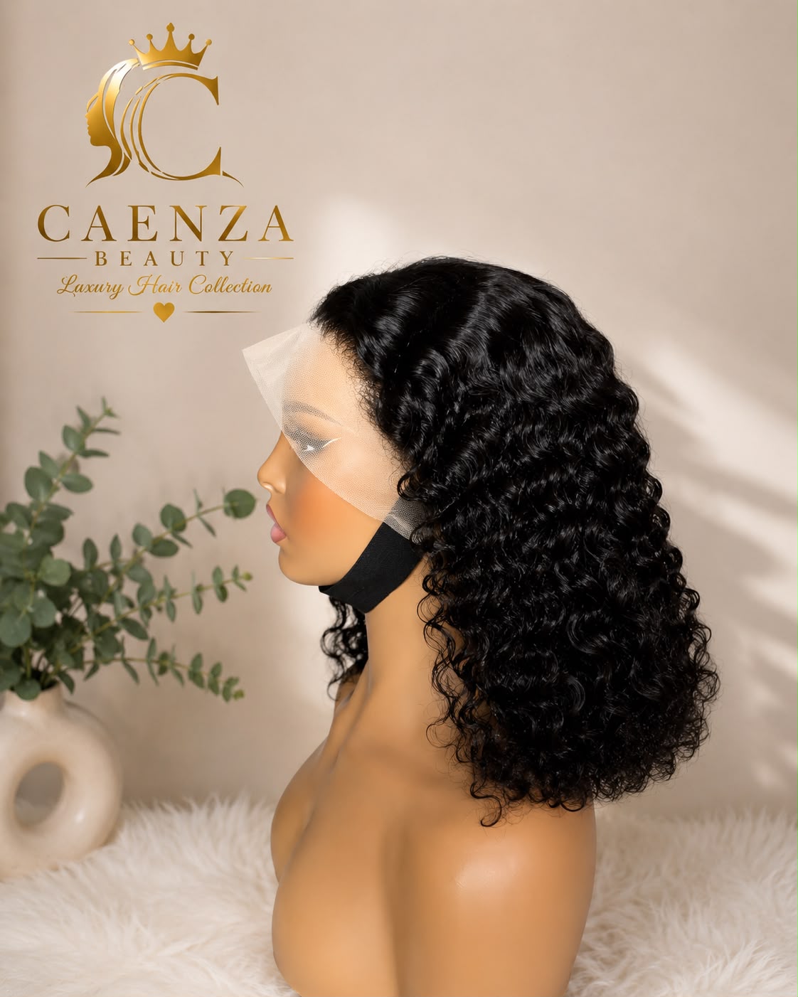 Curly Human Hair Wig – 8”, 10” & 14”