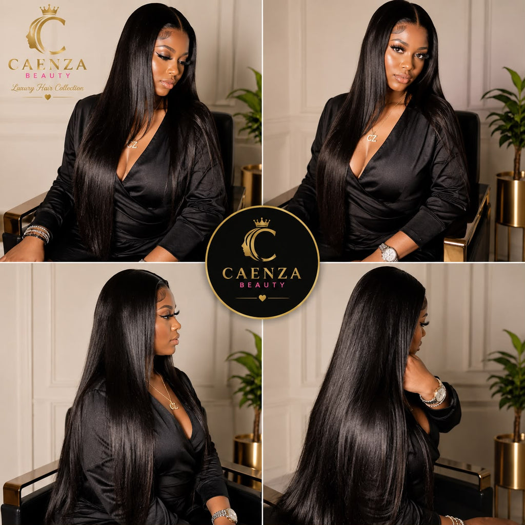 24” Straight HD Lace Wig 13×4 | 210% Density | 100% Human Hair