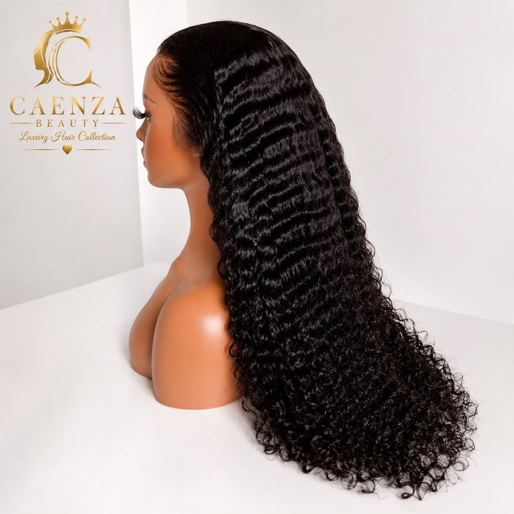 22” Deep Wave HD Lace Wig – 13×4, 180% Density