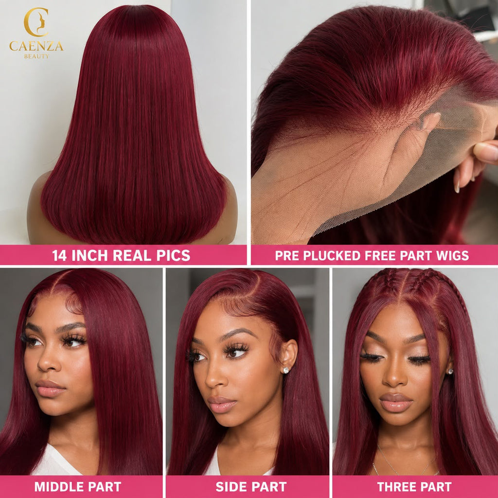 8 Inch Straight Bob Wig – 180% Density Human Hair