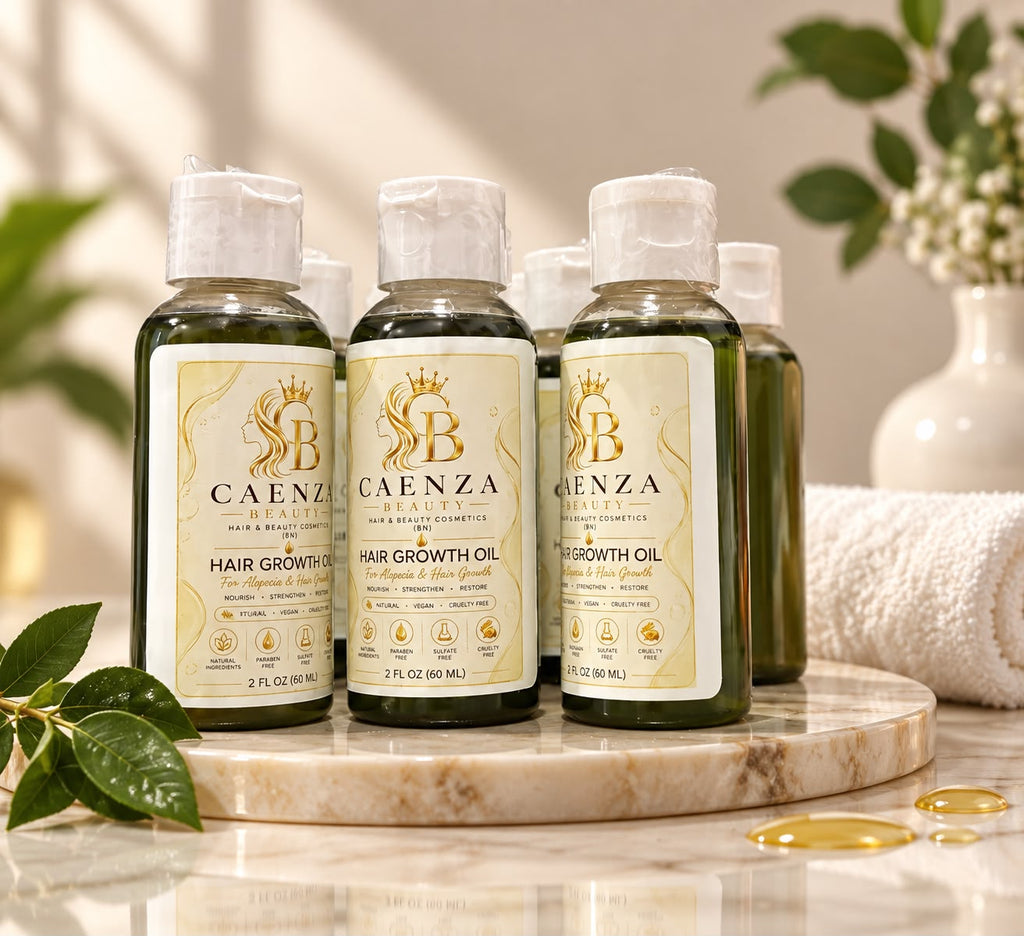 CAENZA BEAUTY Hair Growth Oil – 2 FL OZ (60 ML)